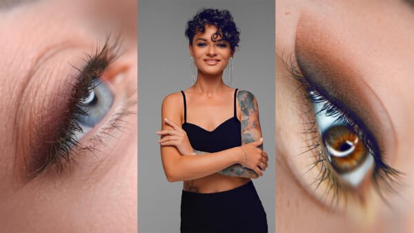 The art of eyeliner shading · Valeria Vasilyeva